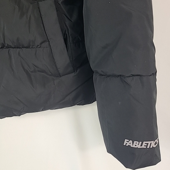 NEW Fabletics Women's Essential Puffer Coat Jacket Solid Black Sz XL Retail $130 - Picture 4 of 6